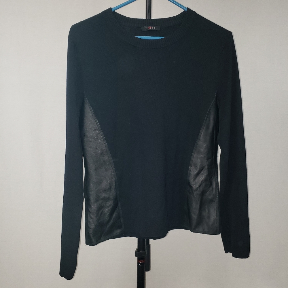 Cyrus Rayon & Leather Shirt